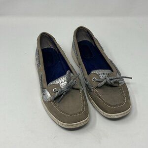 Sperry Top-Sider Angelfish boat shoes women 7.5 silver